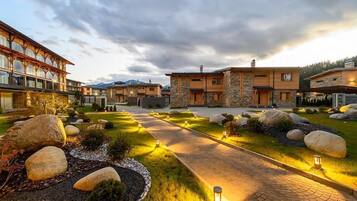 Vue depuis lâhĂ©bergement