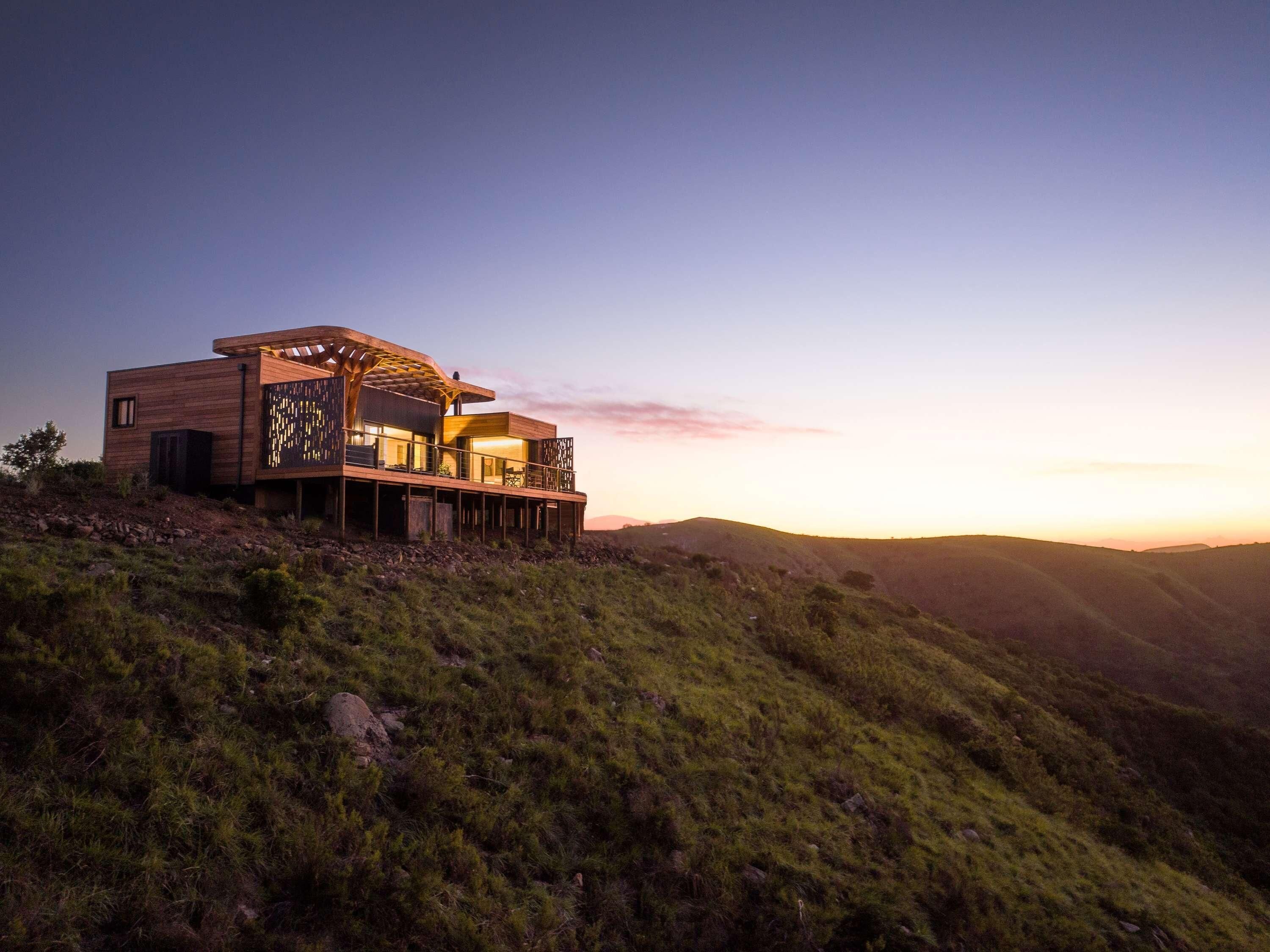 Blick von der Unterkunft