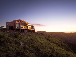 Blick von der Unterkunft