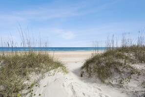 On the beach