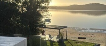 Zahir’s retreat with breathtaking views of the crystal-clear waters.