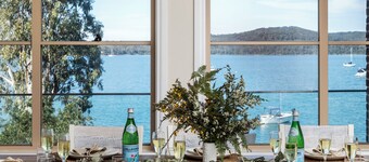 Zahir’s retreat with breathtaking views of the crystal-clear waters.