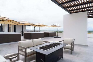 Terrace/patio - Arena Blanca 502 Ocean View Luxury Condo (La Paz)