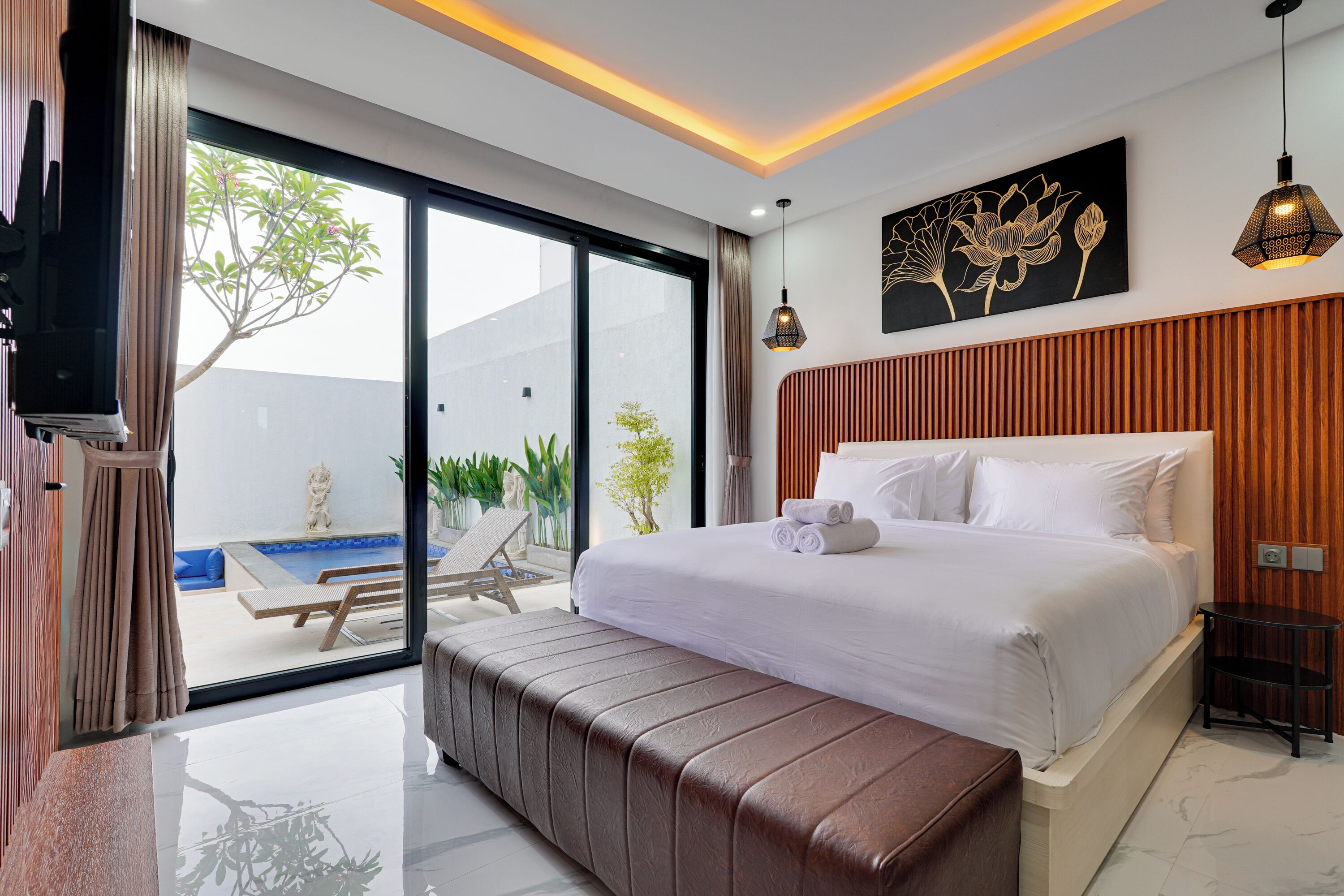 Vila, balkon, pemandangan kolam renang | Pemandangan dari kamar