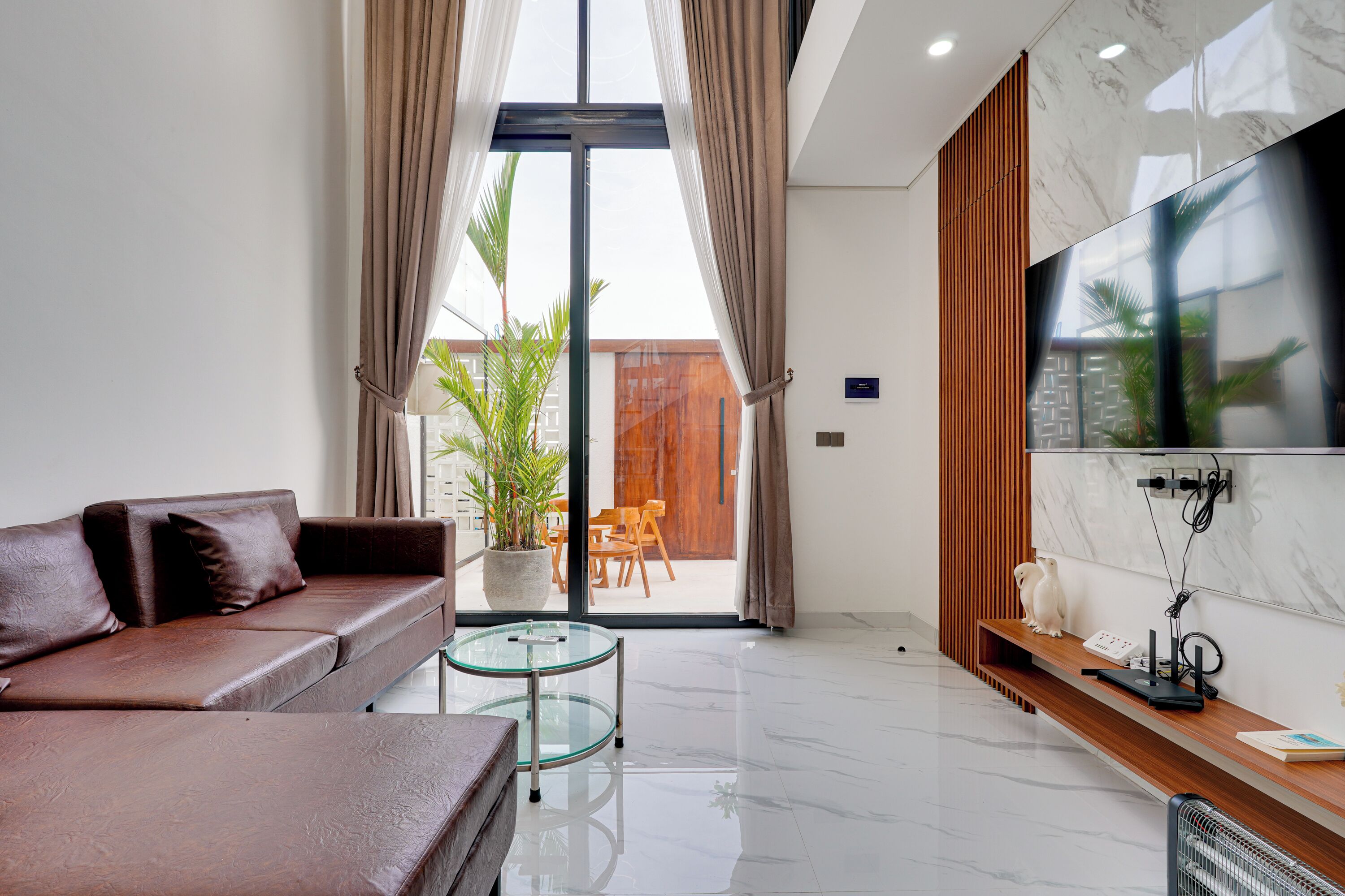 Villa, balcón, vistas a la piscina | Zona de estar