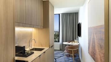 Electric kettle, dining tables