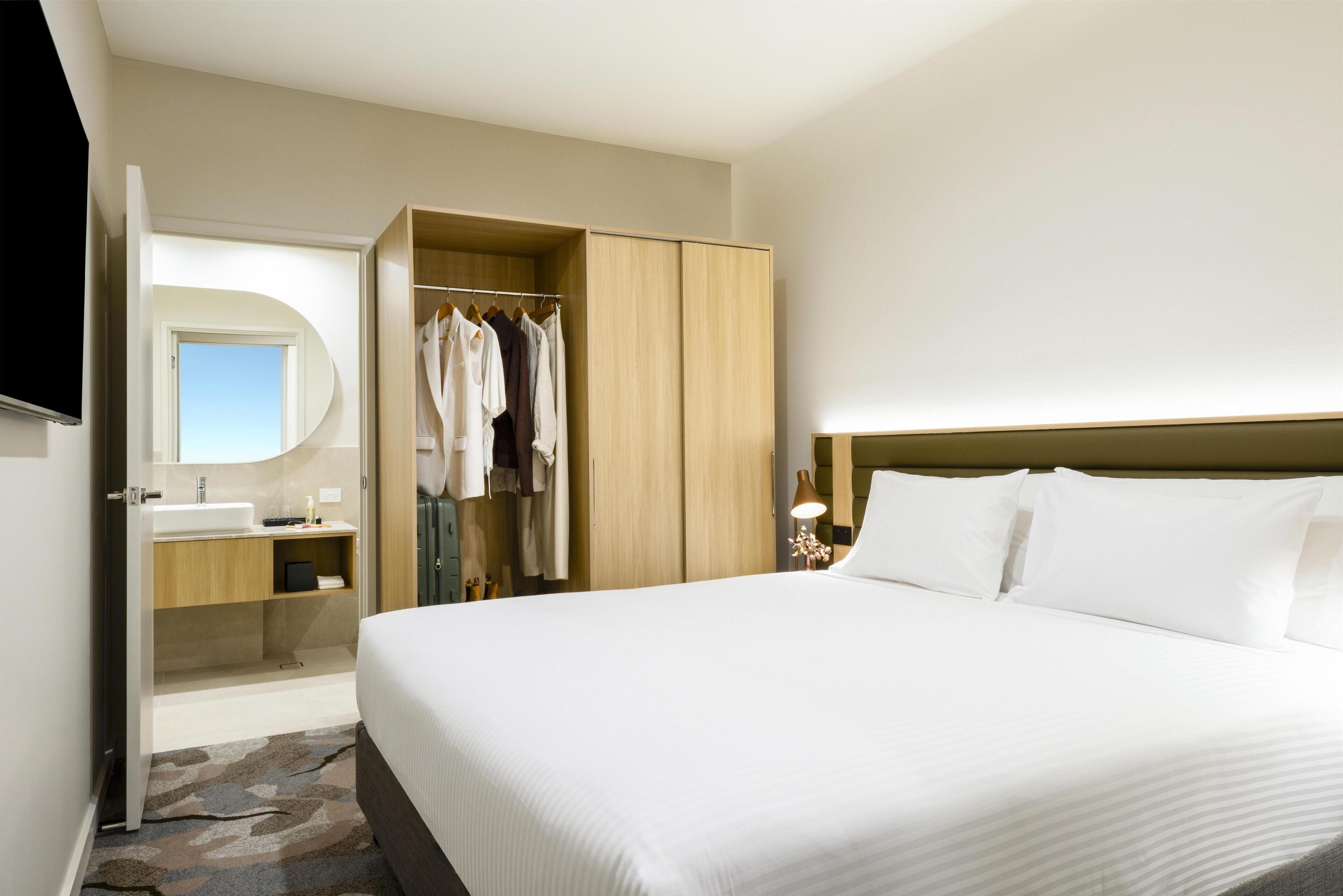 Pillowtop beds, in-room safe, laptop workspace, blackout drapes