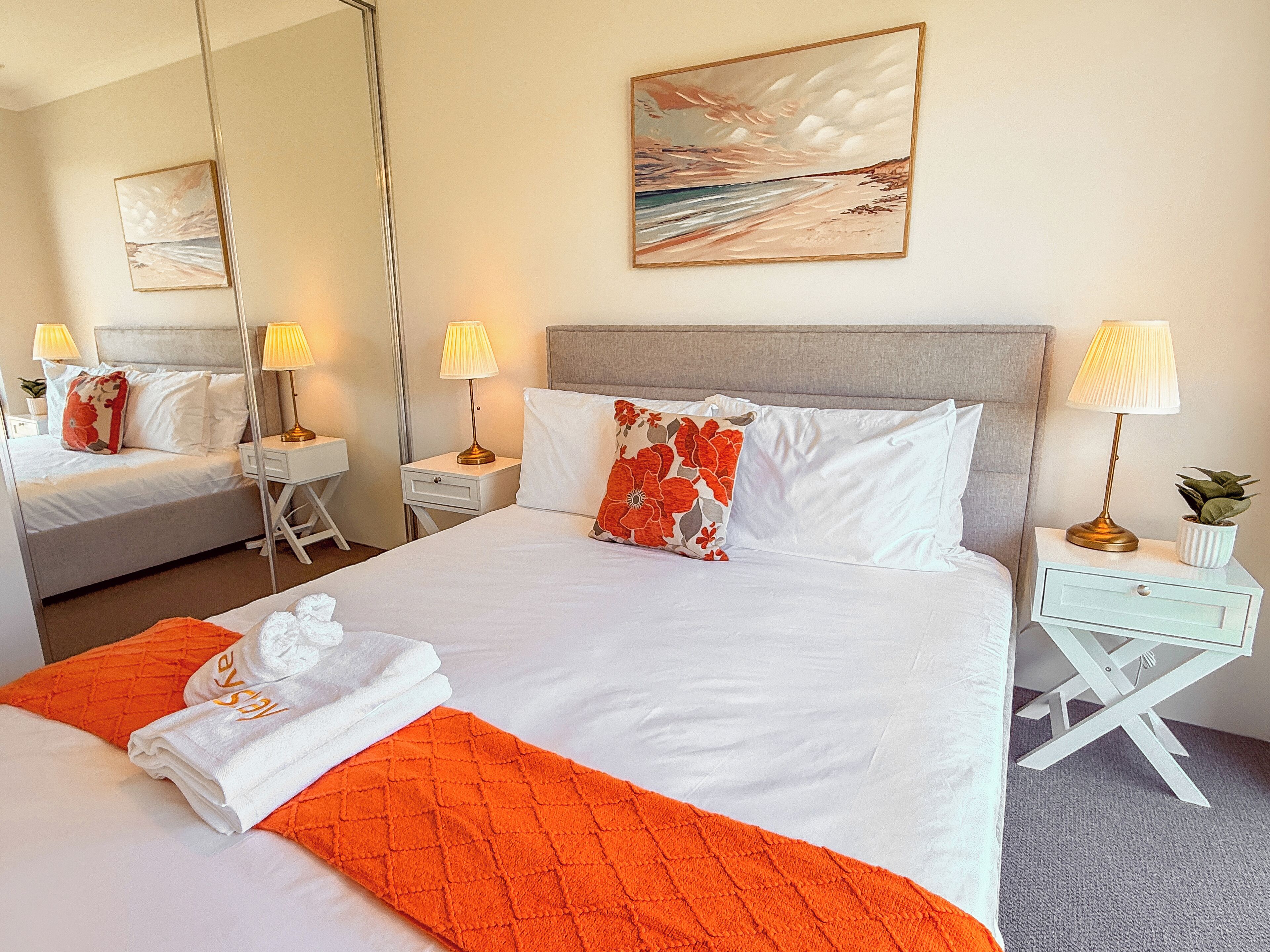 Townhouse Deluks, pemandangan kebun | Setrika/meja setrika dan Wi-Fi gratis