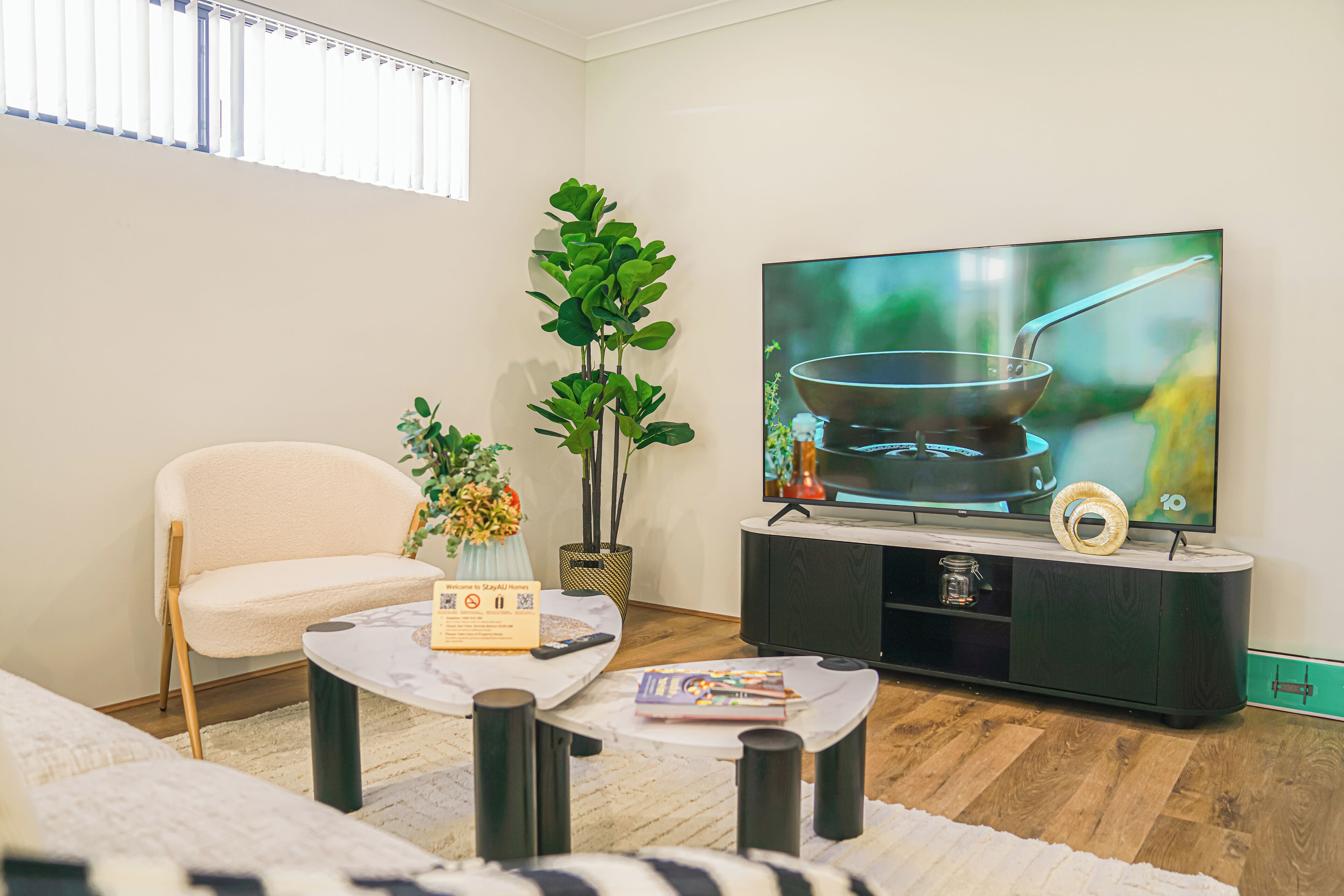 Townhouse Deluks, pemandangan kebun | Interior