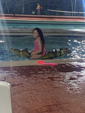 Alberca al aire libre 