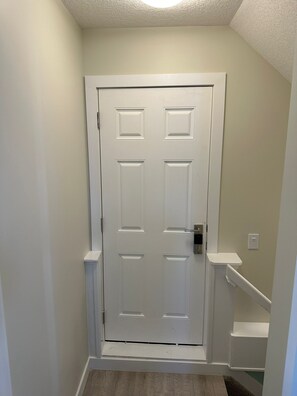 Interior - New basement unit with huge TV, fire place, kitchen and much more (Edmonton)