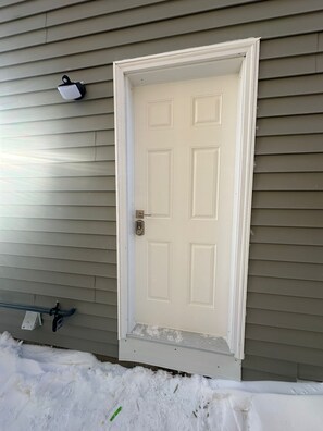 Exterior detail - New basement unit with huge TV, fire place, kitchen and much more (Edmonton)