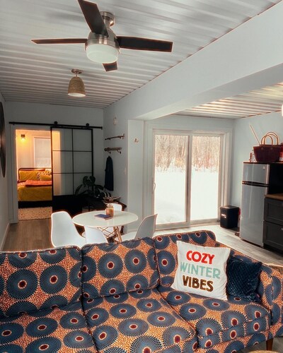 Boutique Shipping Container Cabin at Baker Rocks