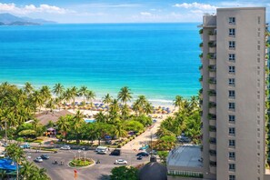 Beach nearby, white sand