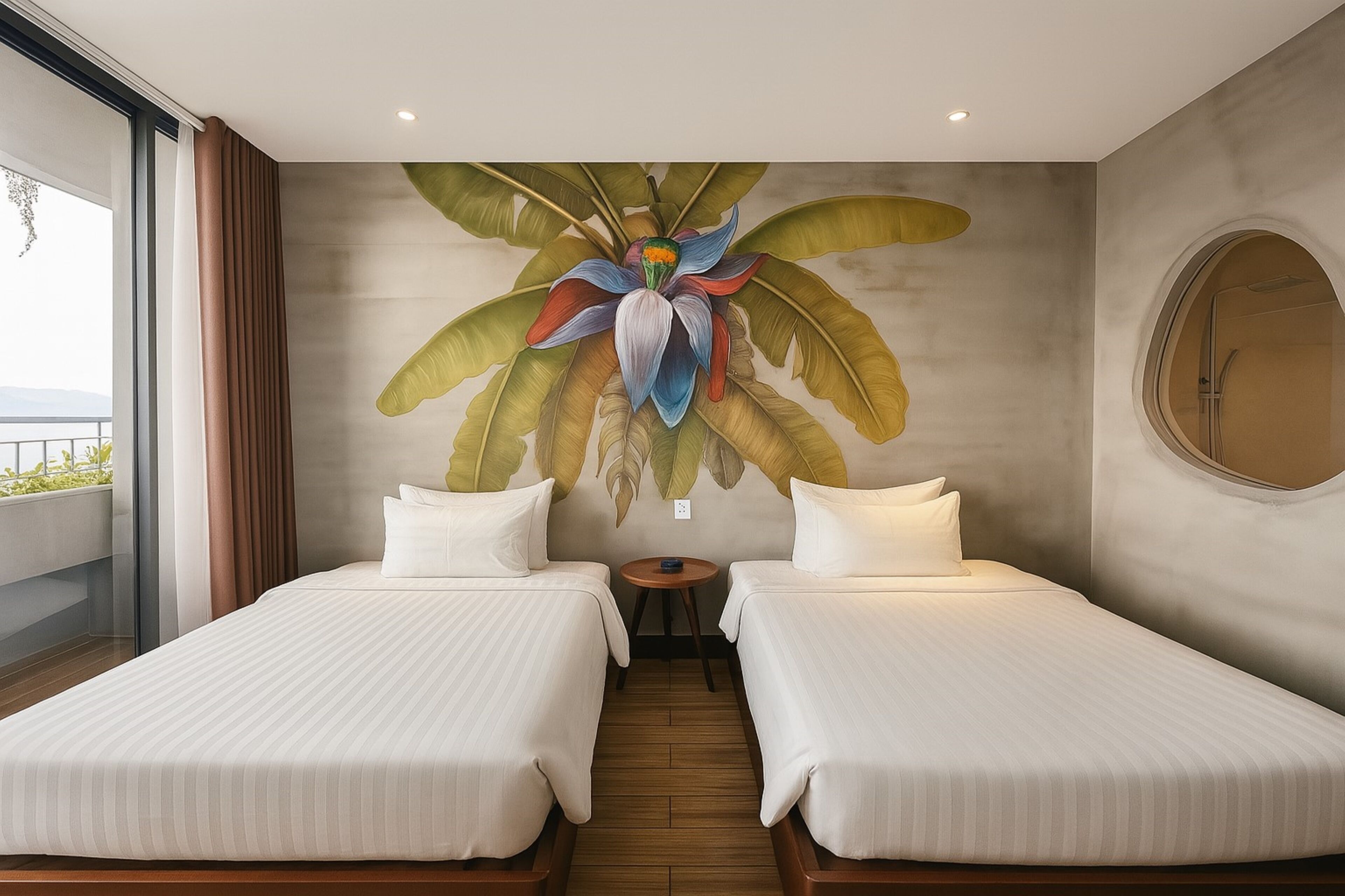 Superior Room, Sea View | Free minibar items, in-room safe, desk, blackout curtains