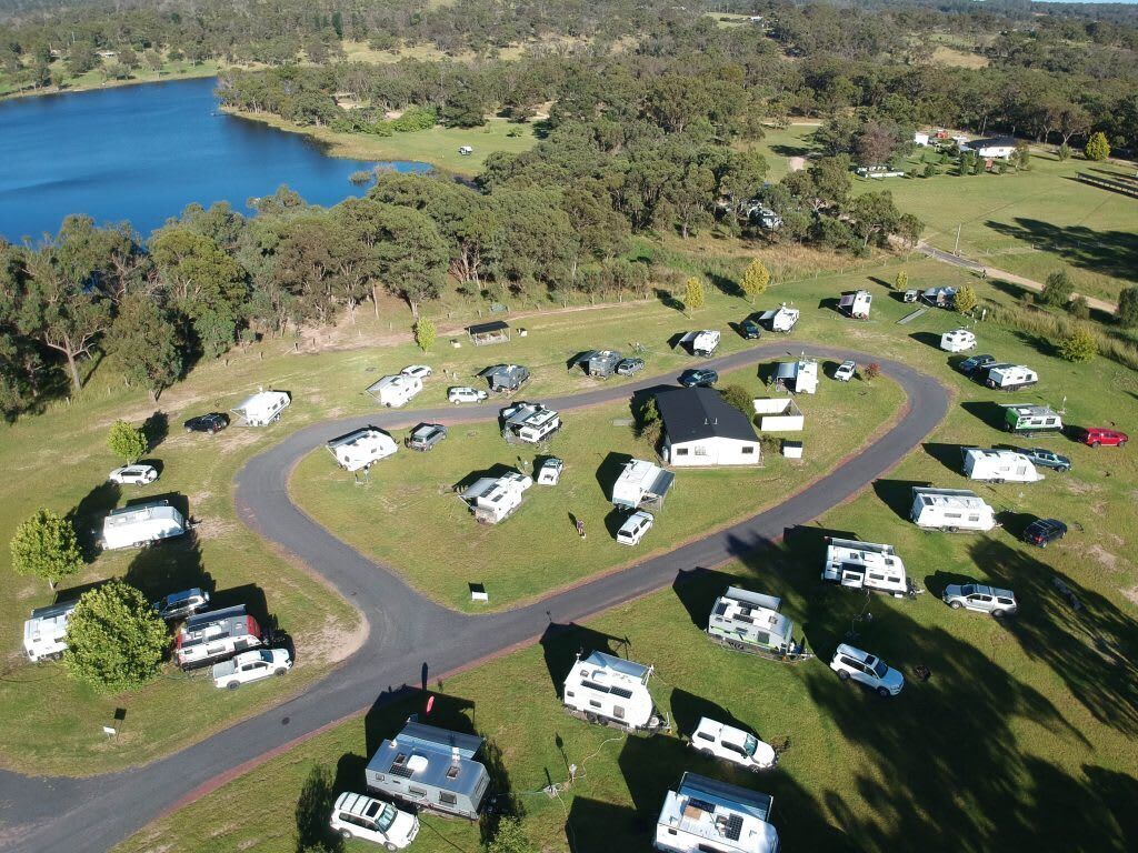 Power Caravan Sites - Escape @ Granite Belt | Aerial view