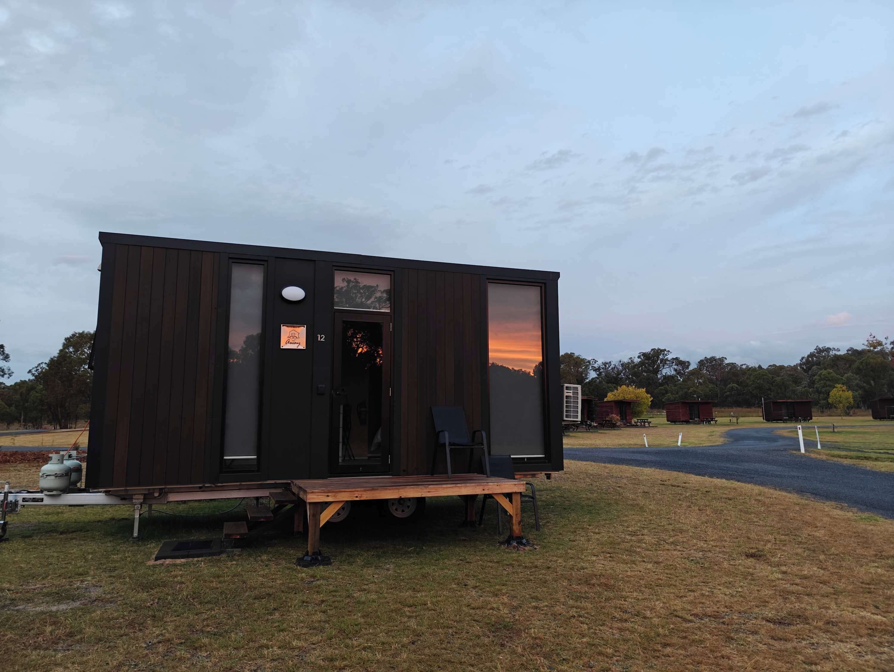 Tiny Home on Granite belt by Tiny Away | Bed sheets