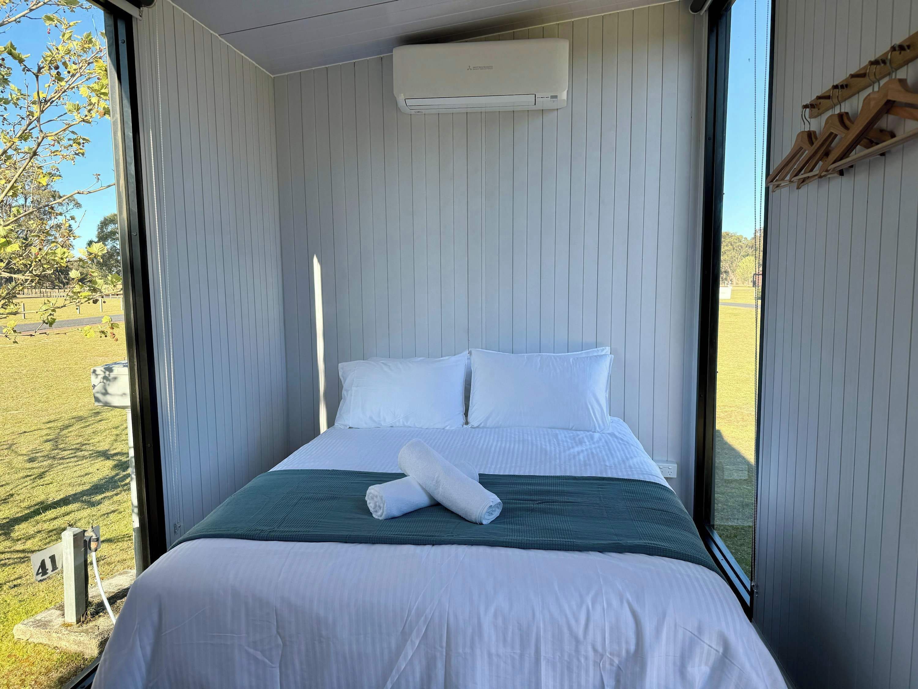 Tiny Home on Granite belt by Tiny Away | Bed sheets