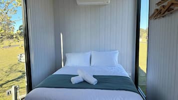 Tiny Home on Granite belt by Tiny Away | Bed sheets