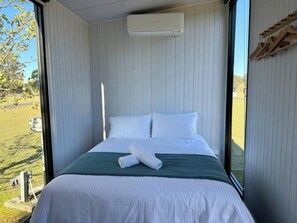 Tiny Home on Granite belt by Tiny Away | Bed sheets - Tiny Away Escape at Granite Belt (Stanthorpe)