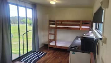 Non-Ensuite Wood Cabin (Bunk and Double Beds) by Tiny Away