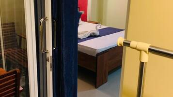 Classic-Doppelzimmer, Balkon, Stadtblick | Balkon