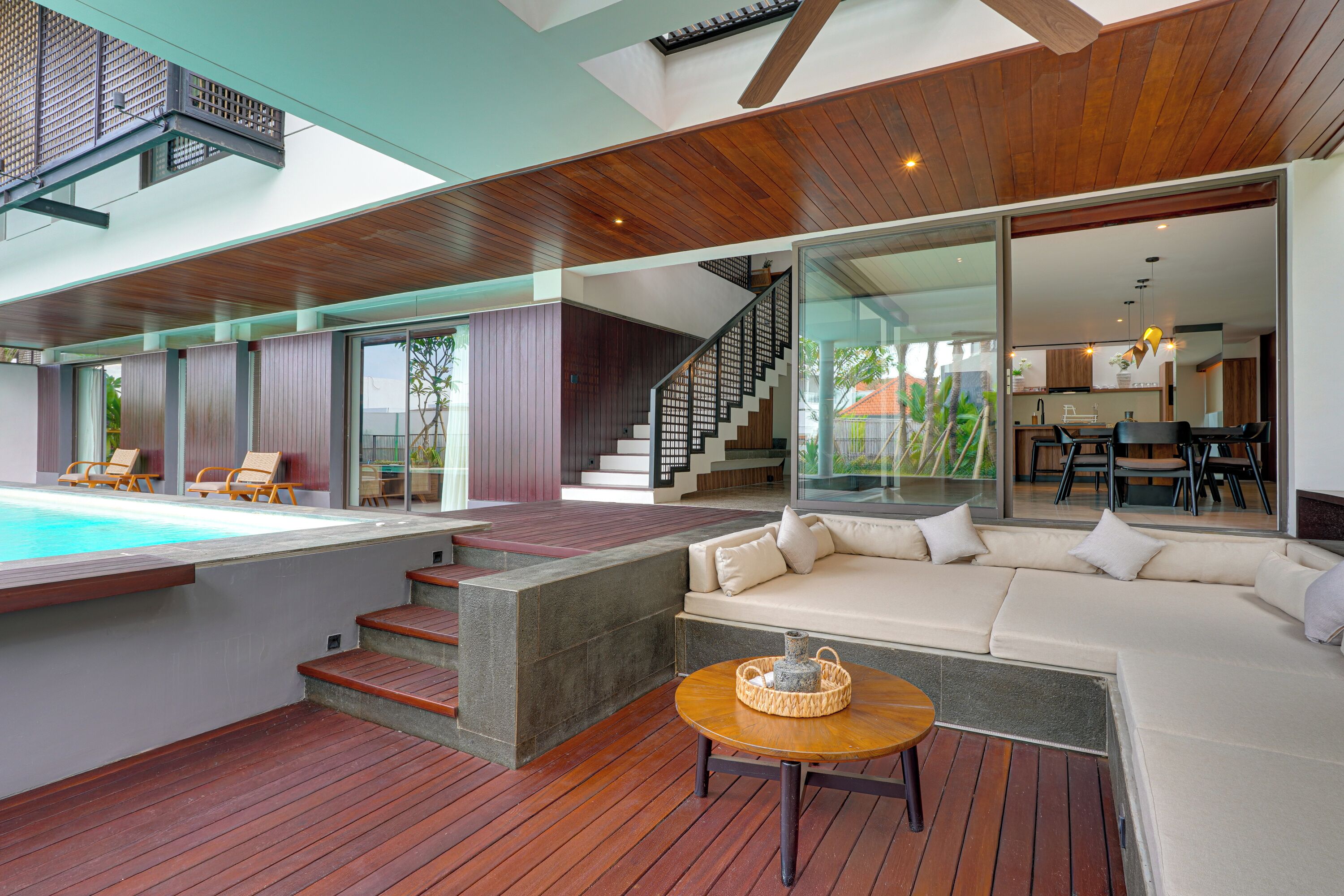 Villa, Balcony, Pool View | Interior