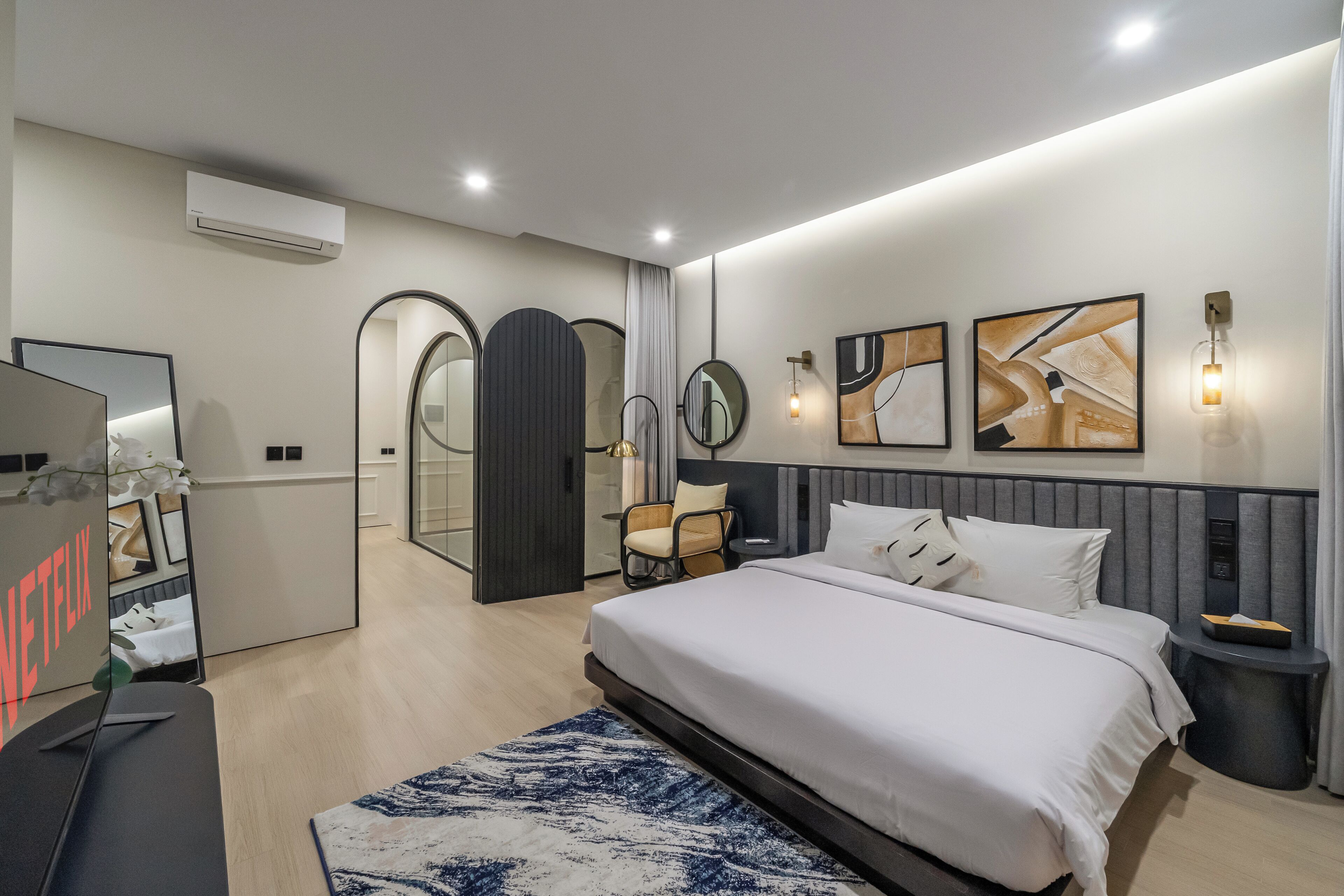 Vila Klasik, 2 kamar tidur, pemandangan kolam renang | Brankas dan Wi-Fi gratis