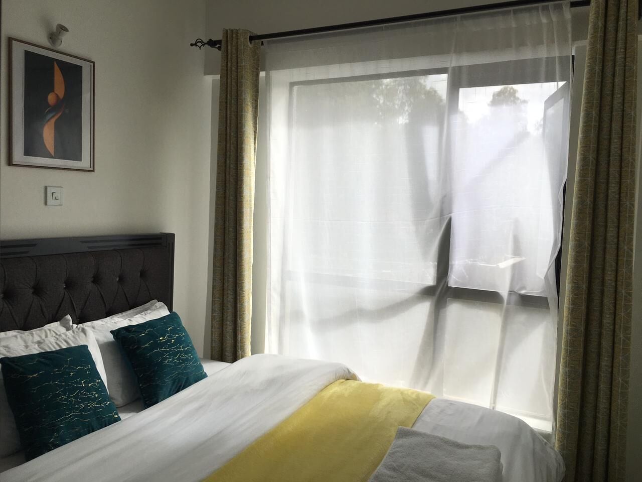 1 間睡房、Wi-Fi、床單