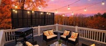 balck bear retreat Modern home w/ Pool Table & BBQ Balcony, Near Helen