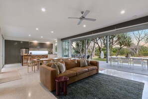 Living area - The Dune House-  Absolute Beachfront Escape (Tweed)