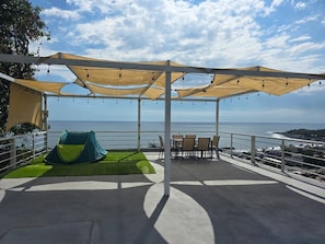 Outdoor dining - ModernHouse+Jacuzzi+SeaView+AC+Laundry@El Salvador (Puerto de la libertad)