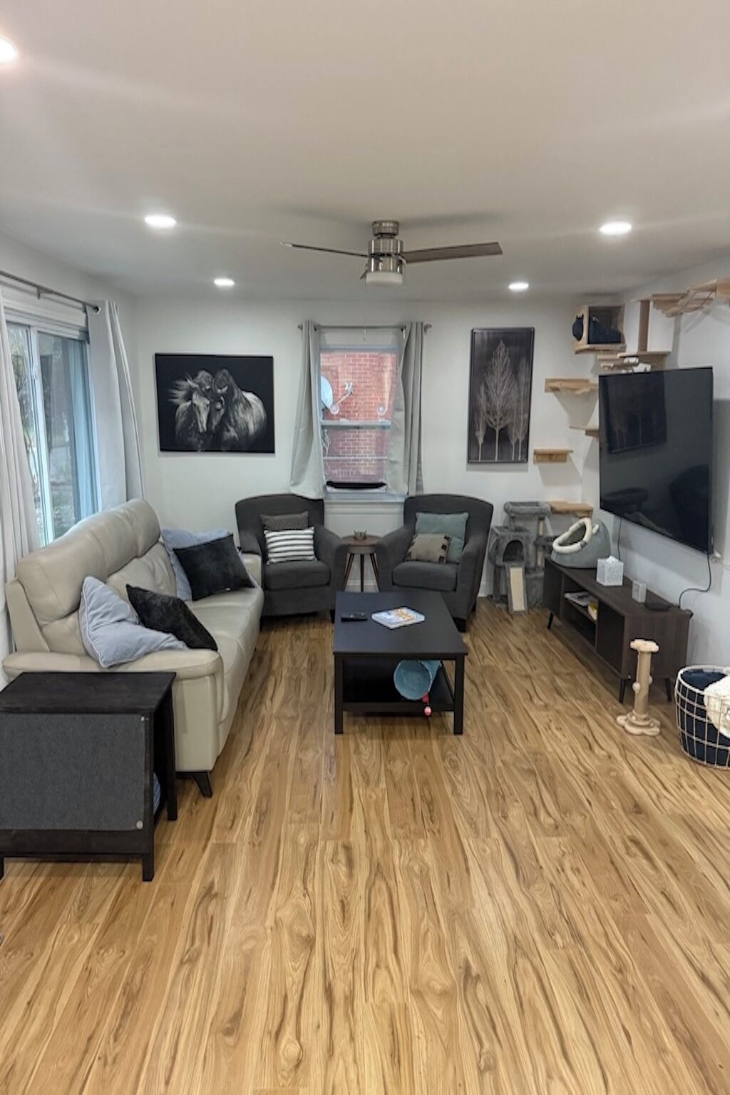 Una Smart TV, libros