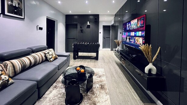 Economy Apartment, Balcony, City View | Living area - Qlets Prive's Shortlets (Abuja)