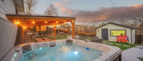 Baignoire à remous extérieure