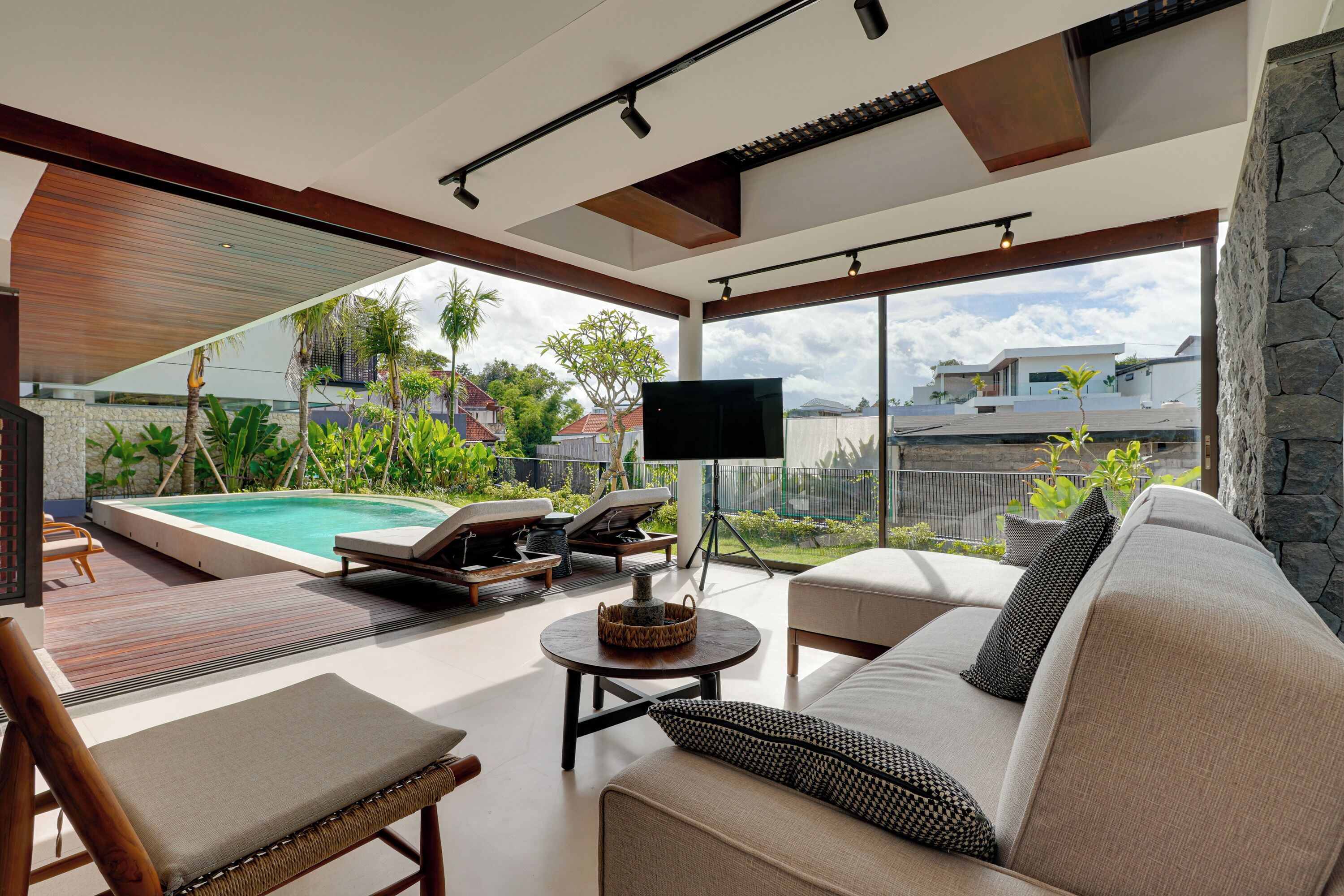 Villa, Balcony, Pool View | View from room