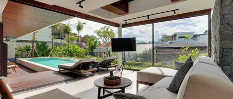 Villa, Balcony, Pool View | View from room