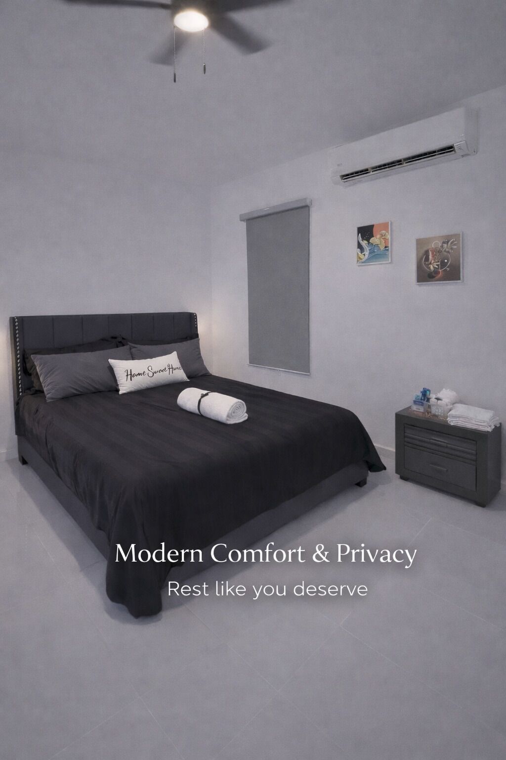 1 bedroom, iron/ironing board, bed sheets