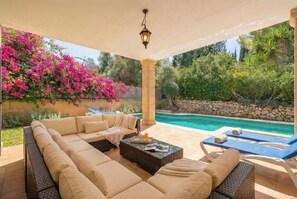 Terrace/patio - House in Alcudia Bell Lloc with pool near the sea (Alcúdia)