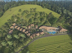 Desk, laptop workspace, free WiFi