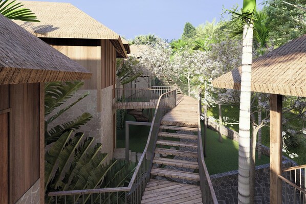 Classic Double Room, Mountain View | Property grounds - Halora Puluong Retreat (Ba Thuoc)