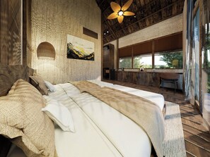 Executive Double Room, Mountain View | Premium bedding, minibar, desk, laptop workspace - Halora Puluong Retreat (Ba Thuoc)