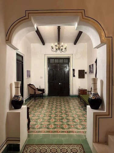 Spacious 5-bedroom historic CASA BAHAREQUE with pool and 2-level shaded patio