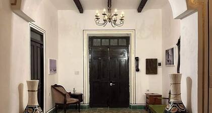 Spacious 5-bedroom historic CASA BAHAREQUE with pool and 2-level shaded patio