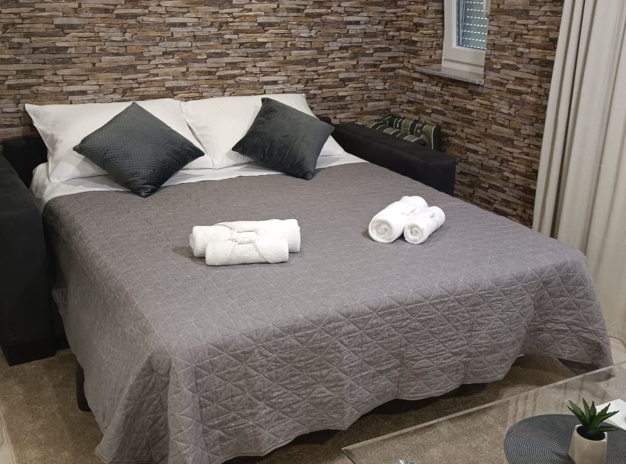 Apartamento (One Bedroom apartment with Balcony an)