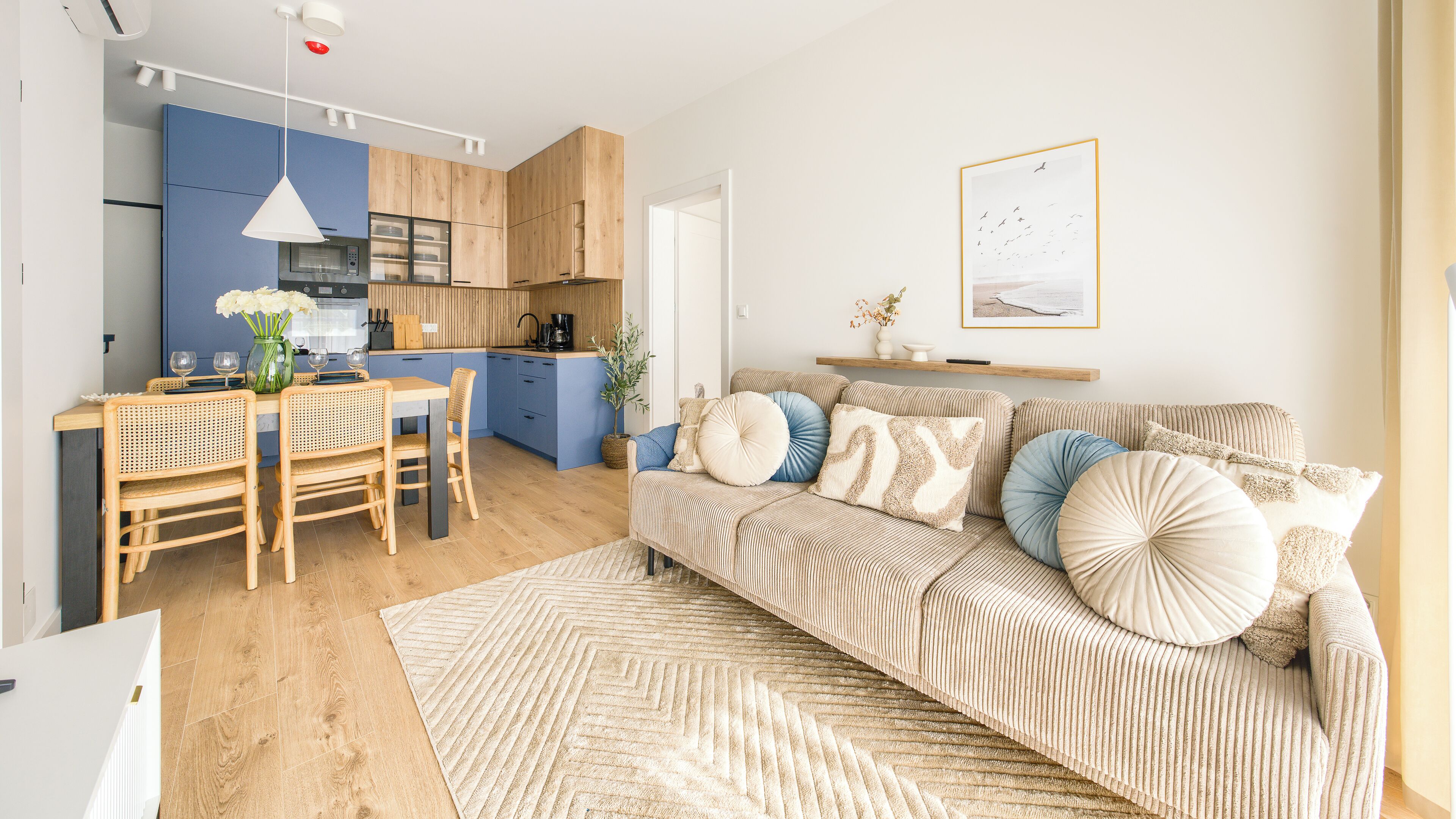 Apartamento, balcón | Zona de estar | Una televisión de pantalla plana