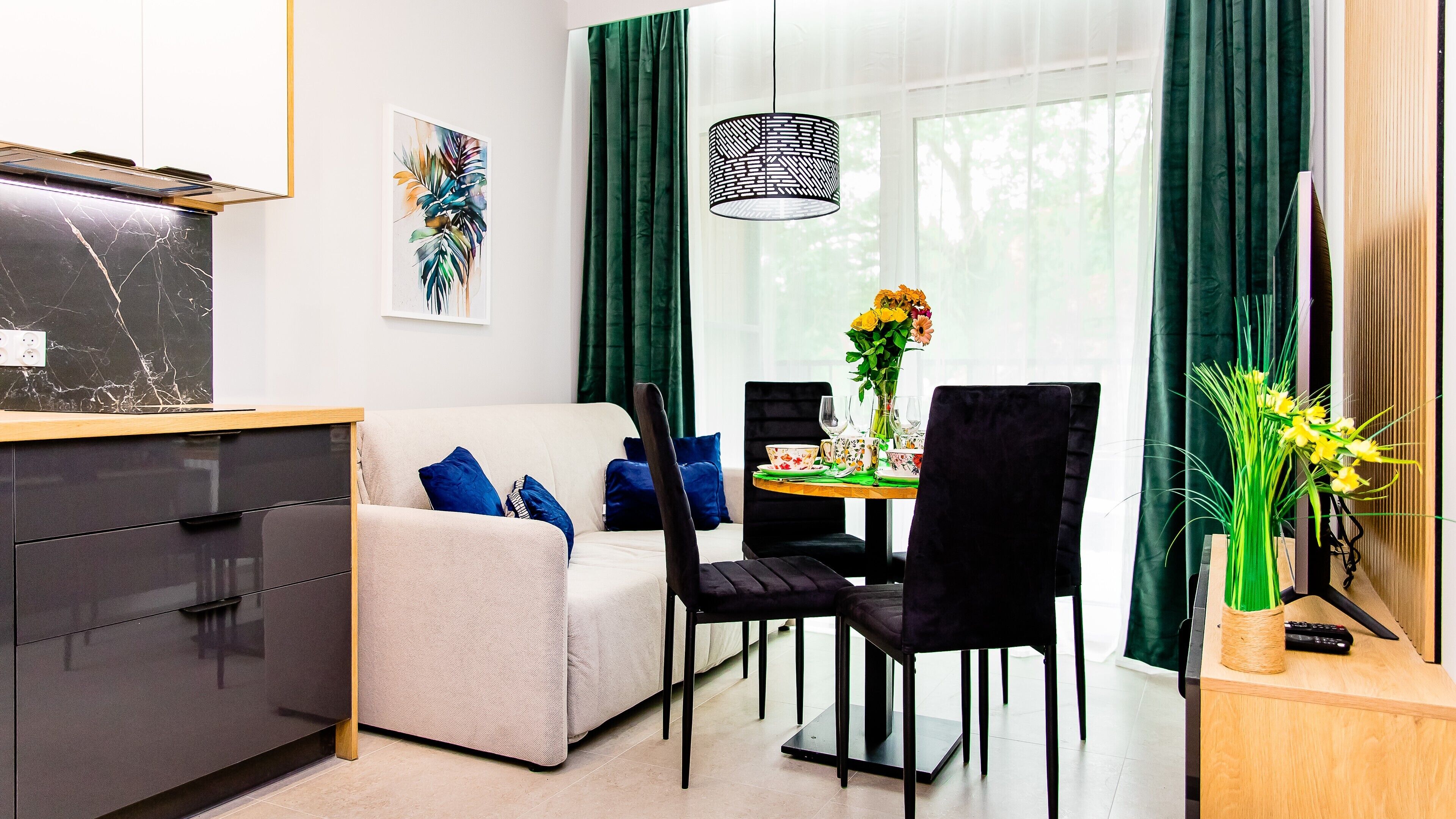 Apartment, Balkon (208A) | Wohnbereich