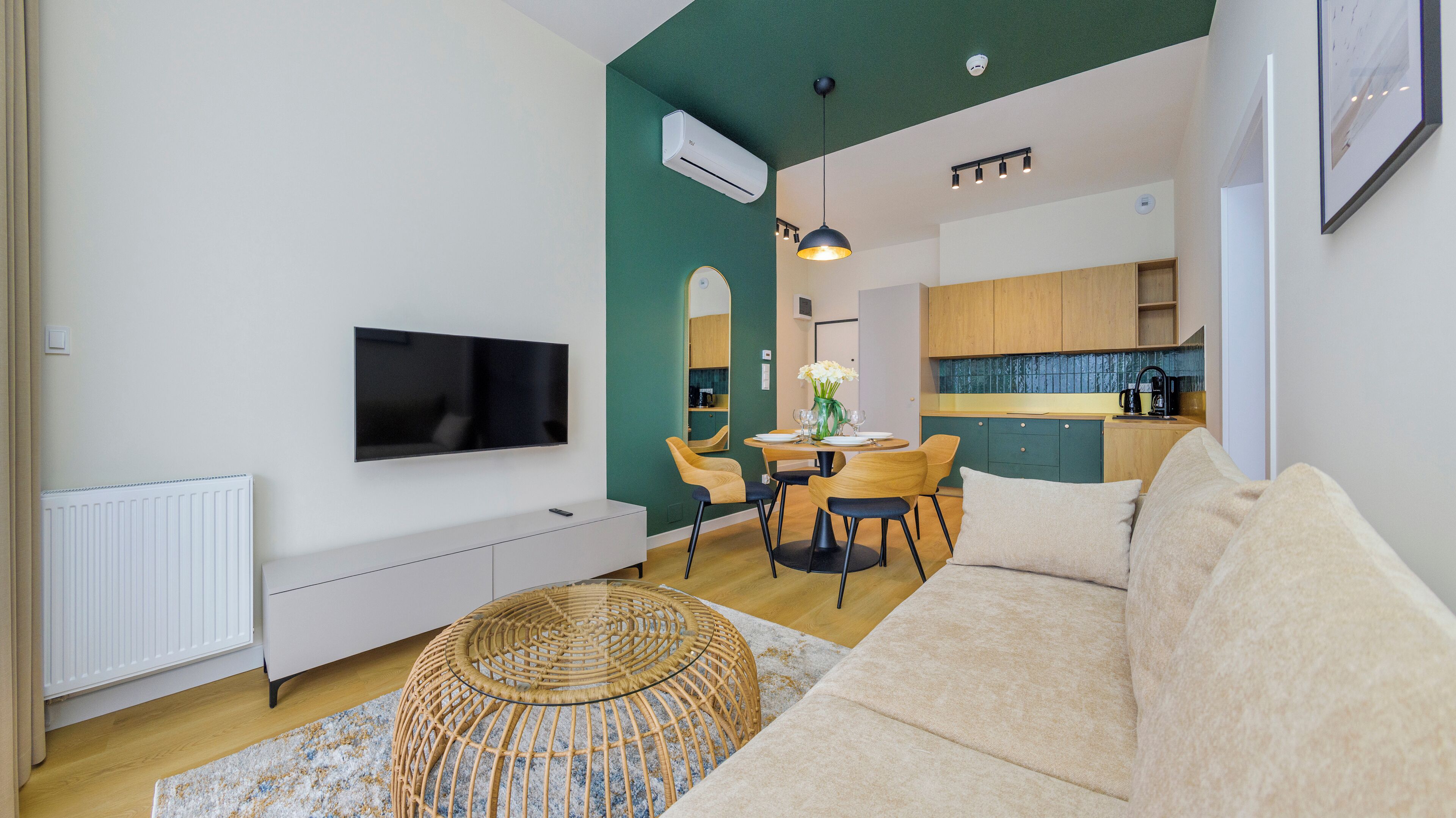 Căn hộ (306) | Khu phòng khách | TV màn hình phẳng 