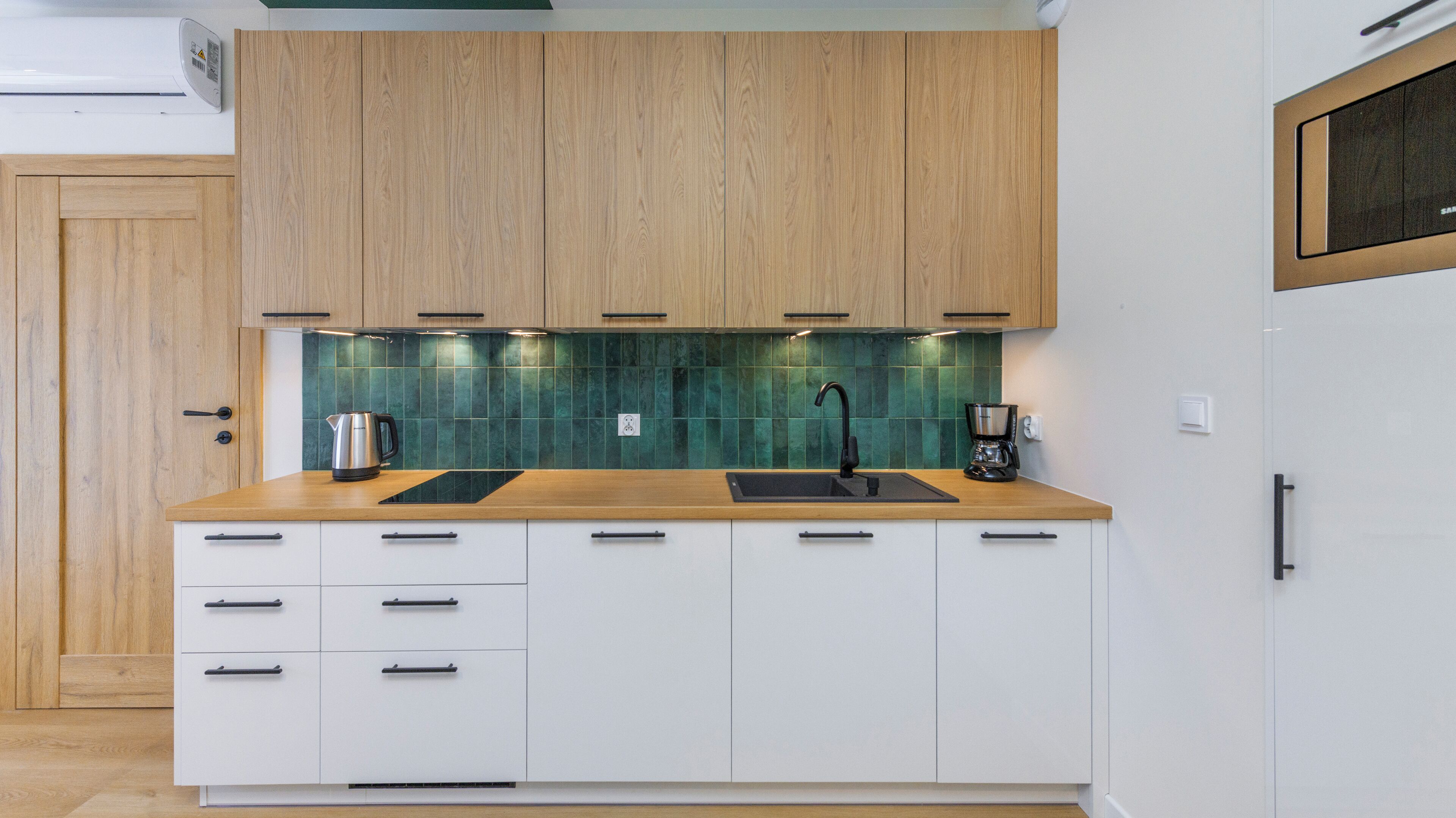 Căn hộ (406) | Bếp riêng | Tủ lạnh, bếp nấu, ấm điện, dụng cụ nấu nướng/bát dĩa/dao nĩa 