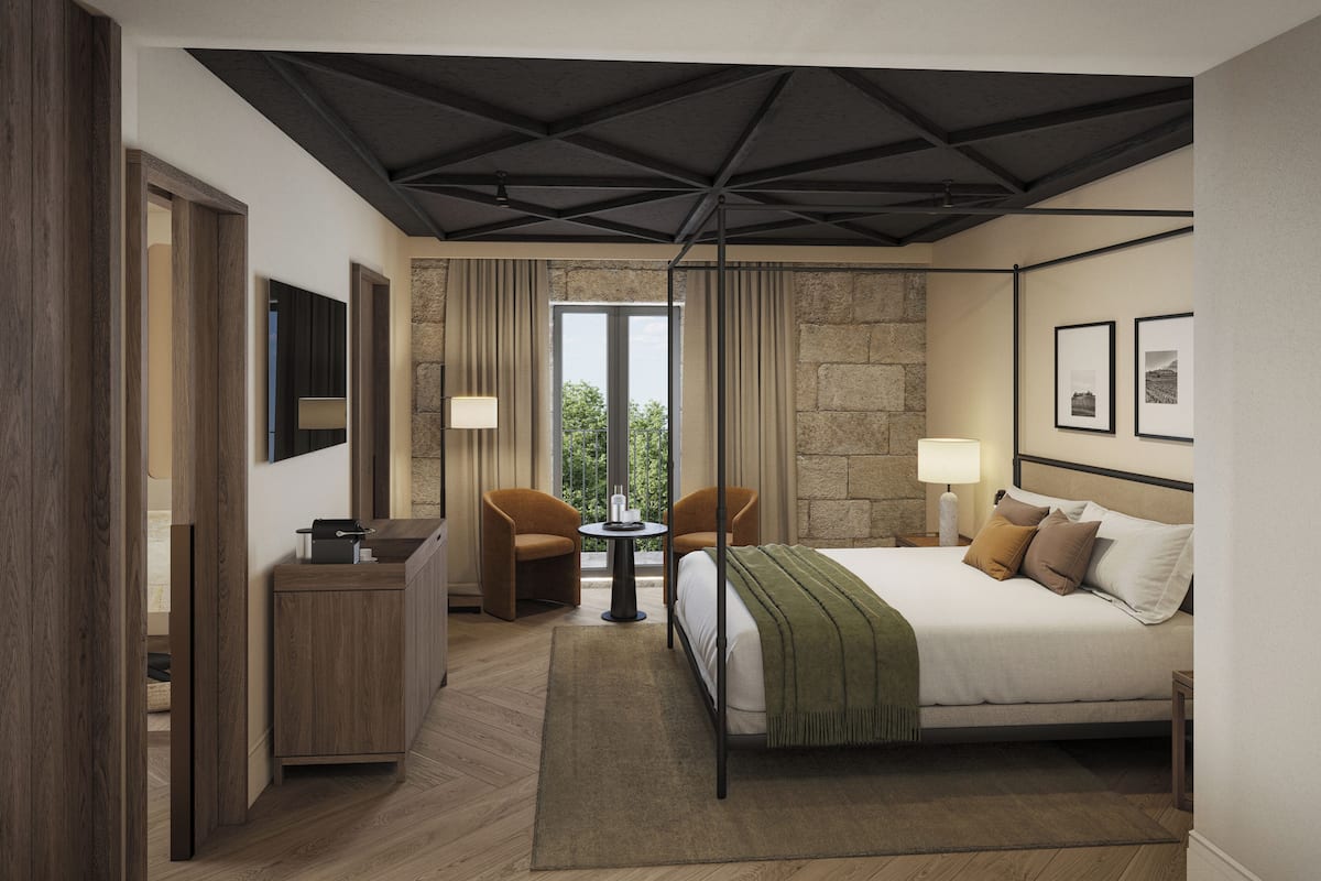 Caja de seguridad en la habitación y escritorio